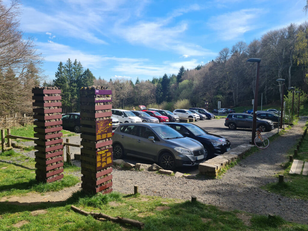 parking puy de dôme col de Ceyssat